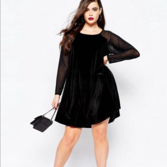 velvet dress size 18